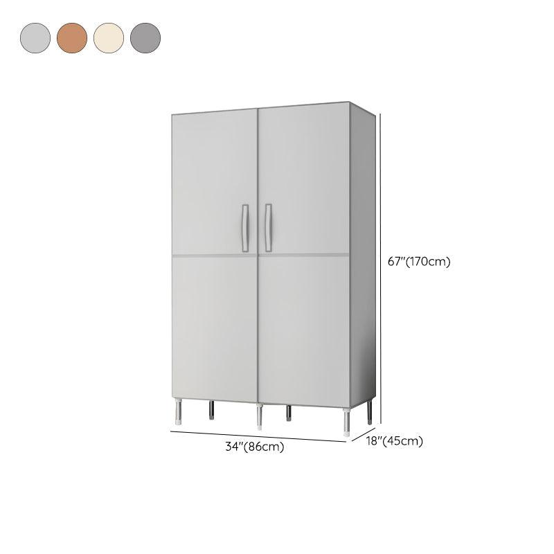 Scharnerngarderobe Schrank mit Kleidungsstab Stahlgarderobe Armoire