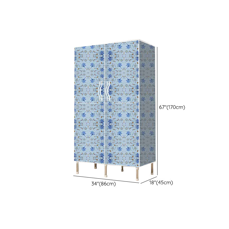 Scharnerngarderobe Schrank mit Kleidungsstab Stahlgarderobe Armoire