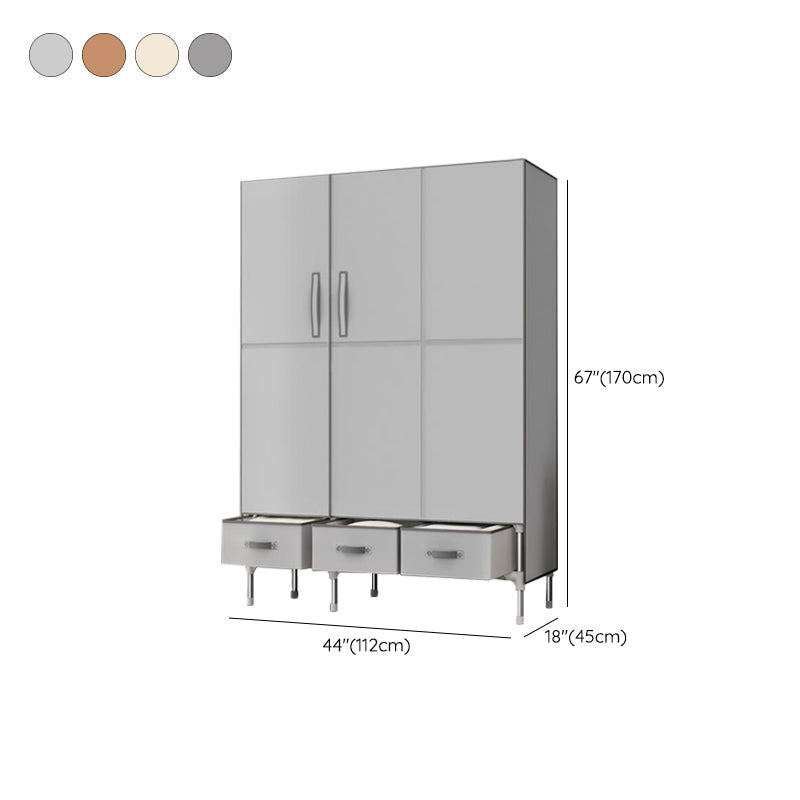 Scharnerngarderobe Schrank mit Kleidungsstab Stahlgarderobe Armoire