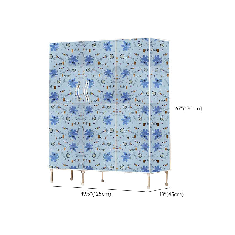 Scharnerngarderobe Schrank mit Kleidungsstab Stahlgarderobe Armoire