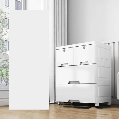 White Plastic Storage Cabinet with Legs Contemporary Wardrobe Armoire