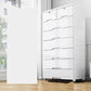 White Plastic Storage Cabinet with Legs Contemporary Wardrobe Armoire