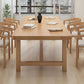 Rectangle Trestle Dining Table Modern Pine Wood Table for Living Room Clearhalo 'Dining Tables & Seating' 'Dining Tables' 'dining_table' 'furn' 'furn_dining_table' 'Furniture' 'Kitchen & Dining Furniture' 6451490