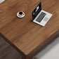 Mesa de comedor moderna de madera maciza, mesa de comedor de 4 patas para comedor