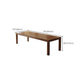 Mesa de comedor moderna de madera maciza, mesa de comedor de 4 patas para comedor