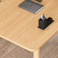 Table à manger contemporaine en bois massif Table à manger naturelle pour salle à manger