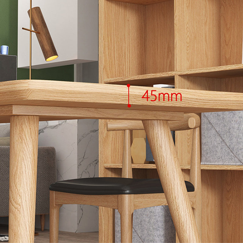 Table à manger contemporaine en bois massif Table à manger naturelle pour salle à manger