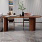 Contemporary Free Form Dining Table Solid Wood Dining Table for Kitchen
