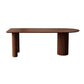 Contemporary Free Form Dining Table Solid Wood Dining Table for Kitchen