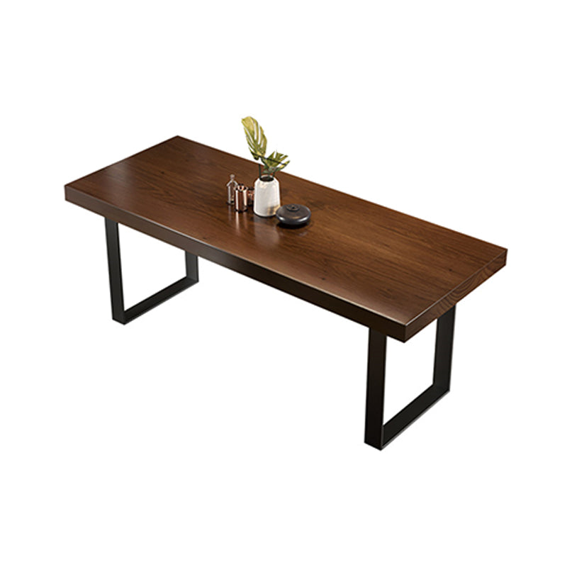 Juego de mesa de comedor rectangular 1/5/7 PCS Mesa y sillas de comedor de madera maciza