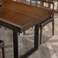 Juego de mesa de comedor rectangular 1/5/7 PCS Mesa y sillas de comedor de madera maciza