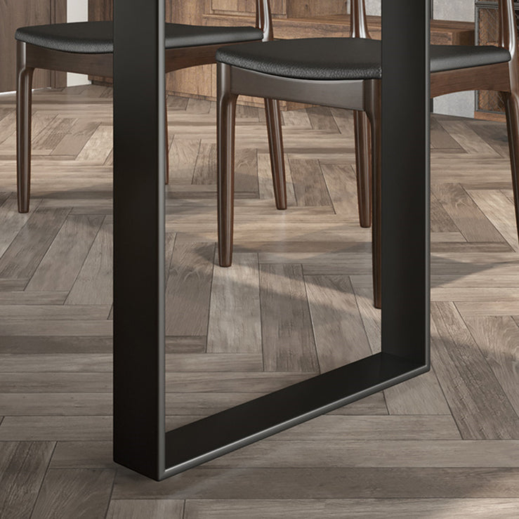 Juego de mesa de comedor rectangular 1/5/7 PCS Mesa y sillas de comedor de madera maciza