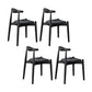 Moderne eetset 1/4/5/6/7 stuks essen massief houten eettafel en stoelen