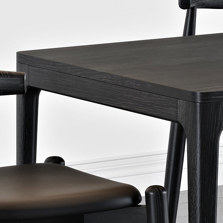 Moderne eetset 1/4/5/6/7 stuks essen massief houten eettafel en stoelen