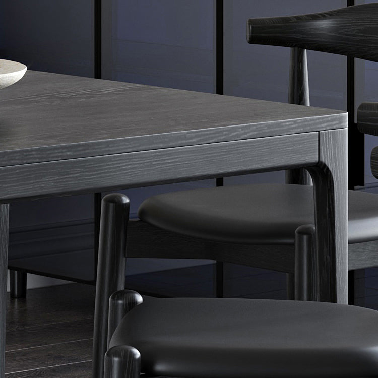 Moderne eetset 1/4/5/6/7 stuks essen massief houten eettafel en stoelen