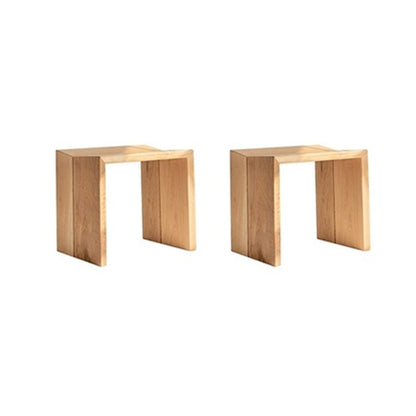 Juego de comedor moderno de 1/2/5 piezas, juego de mesa de comedor rectangular de madera maciza en color Natural
