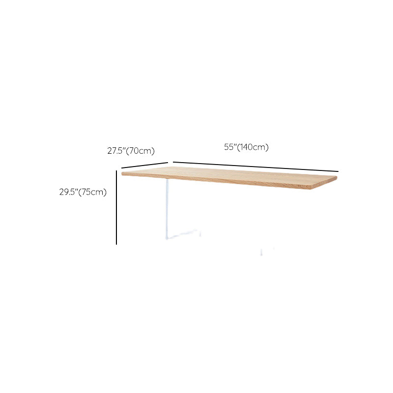 Juego de comedor moderno de 1/2/5 piezas, juego de mesa de comedor rectangular de madera maciza en color Natural