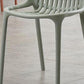 Nordic Style Armless Side Chairs Slat Back Chairs with Plastic Legs for Home Use Clearhalo 'Dining Chairs' 'Dining Tables & Seating' 'dining_chair' 'furn' 'furn_dining_chair' 'Furniture' 'Kitchen & Dining Furniture' 6451788