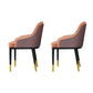 Glam Kitchen Dining Arm Chairs Faux Leather Kitchen Dining Chairs