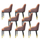 Glam Kitchen Dining Arm Chairs Faux Leather Kitchen Dining Chairs