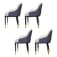Glam Kitchen Dining Arm Chairs Faux Leather Kitchen Dining Chairs