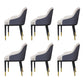 Glam Kitchen Dining Arm Chairs Faux Leather Kitchen Dining Chairs