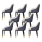 Glam Kitchen Dining Arm Chairs Faux Leather Kitchen Dining Chairs
