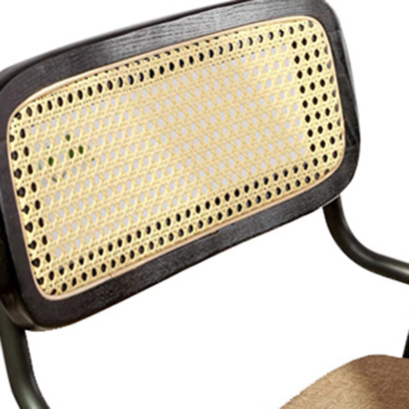 Upholstered Dining Chairs Open Back Dining Chairs with Metal Legs Clearhalo 'Dining Chairs' 'Dining Tables & Seating' 'dining_chair' 'furn' 'furn_dining_chair' 'Furniture' 'Kitchen & Dining Furniture' 6451961