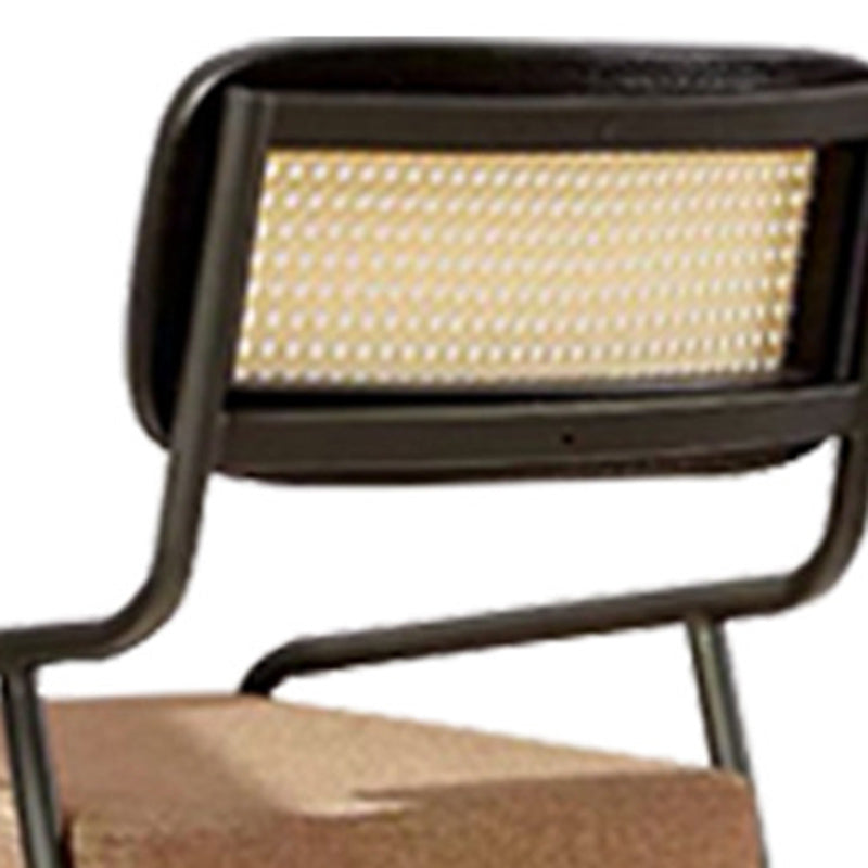 Upholstered Dining Chairs Open Back Dining Chairs with Metal Legs Clearhalo 'Dining Chairs' 'Dining Tables & Seating' 'dining_chair' 'furn' 'furn_dining_chair' 'Furniture' 'Kitchen & Dining Furniture' 6451967