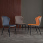 Modern Style Armless Side Chairs Windsor Back Side Chair with Metal Legs Clearhalo 'Dining Chairs' 'Dining Tables & Seating' 'dining_chair' 'furn' 'furn_dining_chair' 'Furniture' 'Kitchen & Dining Furniture' 6452013