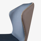 Sedie laterali senza braccia moderna sedia posteriore Windsor con gambe metalliche