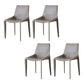 Upholstered Dining Armless Chairs Faux Leather Kitchen Dining Chairs