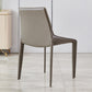 Upholstered Dining Armless Chairs Faux Leather Kitchen Dining Chairs