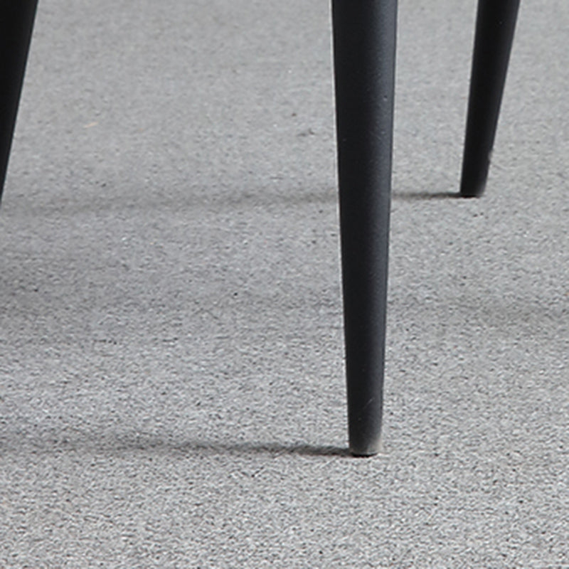 Sedie laterali di wingback in fico cucina da pranzo sedie senza braccio