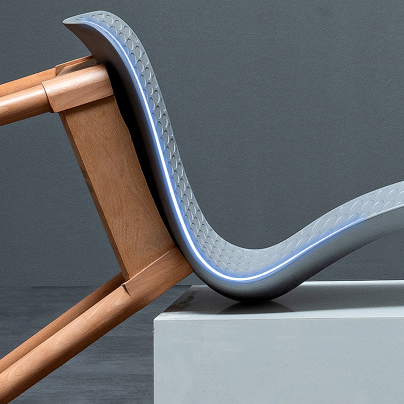 Sedie di plastica in stile nordico sedie laterali senza braccio con gambe in legno per cucina