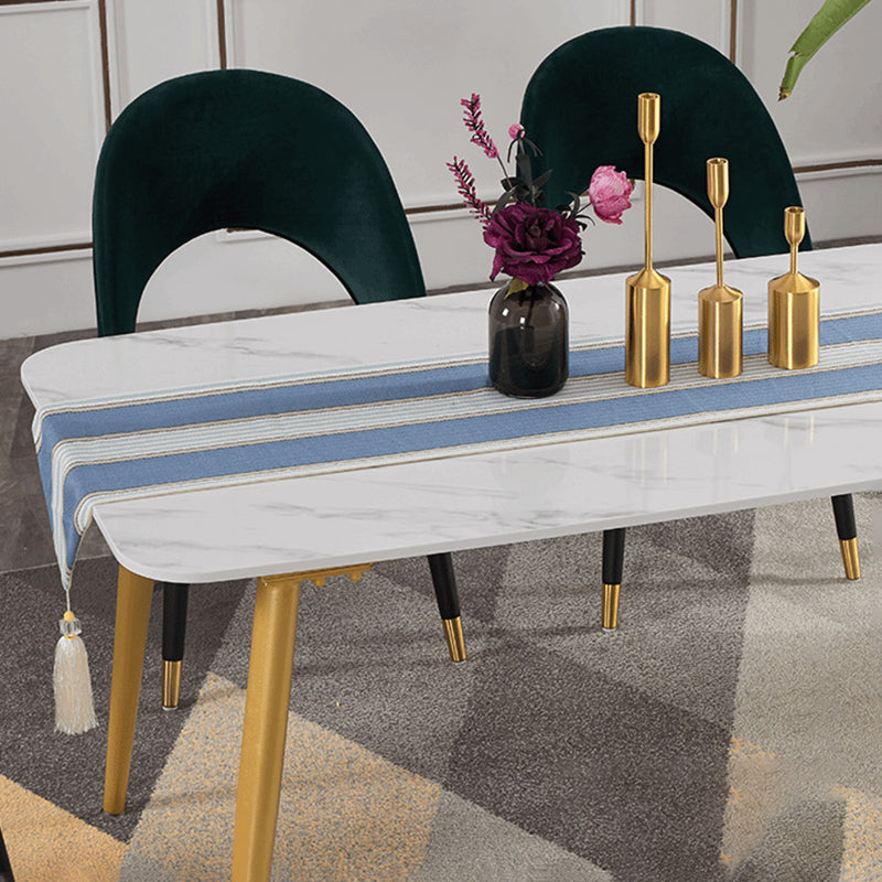 Glam Arm Chair Fabric Open Back Dining Chair for Dining Room Clearhalo 'Dining Chairs' 'Dining Tables & Seating' 'dining_chair' 'furn' 'furn_dining_chair' 'Furniture' 'Kitchen & Dining Furniture' 6452363