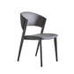 Modern Home Chair Open Back Dining Side Chair with Metal Legs