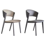 Chaise de maison moderne à l'arrière ouvert chaise latéral avec des jambes en métal