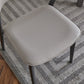 Modern Home Chair Open Back Dining Side Chair with Metal Legs