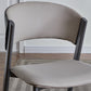 Modern Home Chair Open Back Dining Side Chair with Metal Legs