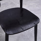 Silla lateral moderna de madera sólida silla de comedor de espalda abierta para el hogar