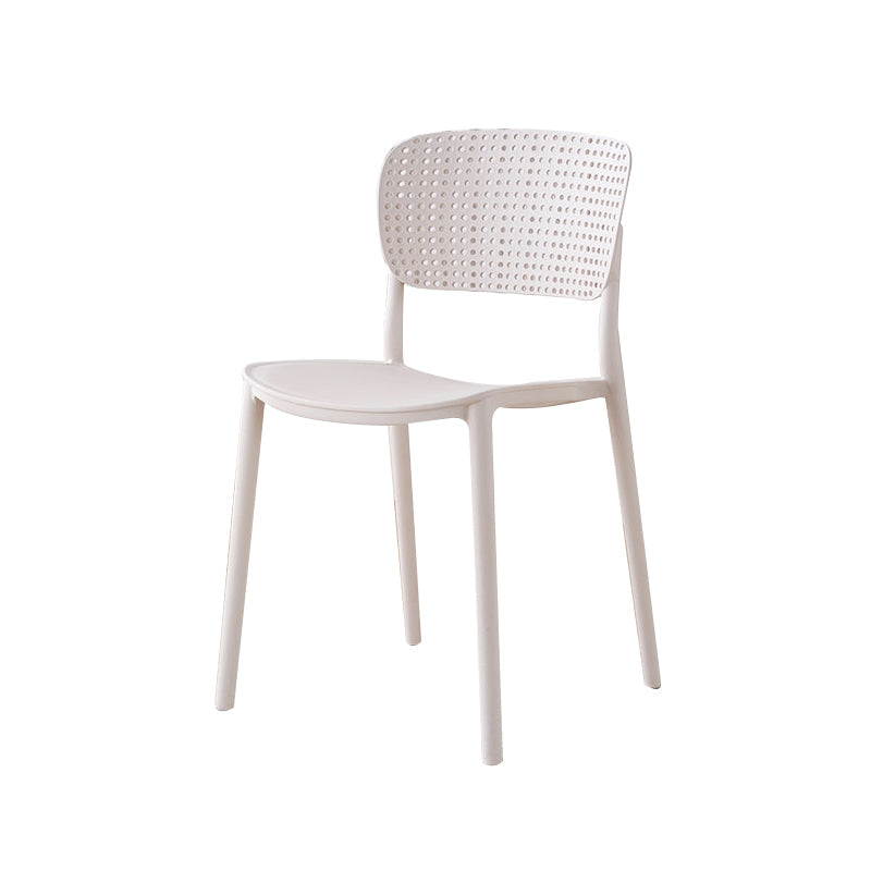 Chaise latéral ouvrir à l'arrière-salle à manger moderne