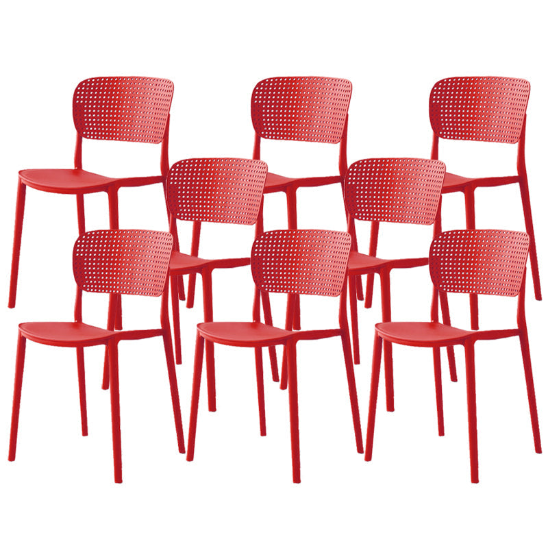 Chaise latéral ouvrir à l'arrière-salle à manger moderne