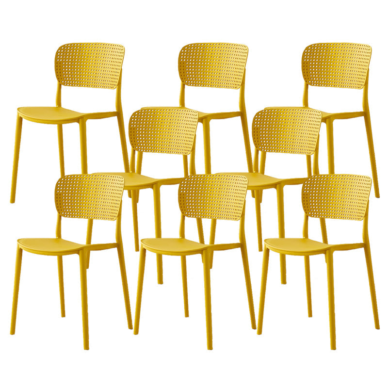 Chaise latéral ouvrir à l'arrière-salle à manger moderne