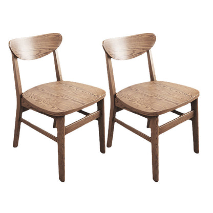 リビングルームのためのモダンサイド椅子ソリッドウッド屋内ダイニングチェア