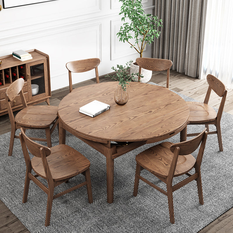 リビングルームのためのモダンサイド椅子ソリッドウッド屋内ダイニングチェア