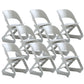 Contemporary Plastic Dining Armless Chair Kitchen Open Back Chair for Home