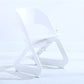 Contemporary Plastic Dining Armless Chair Kitchen Open Back Chair for Home