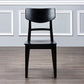 Black Modern Side Chair Solid Wood Dining Chair for Living Room Clearhalo 'Dining Chairs' 'Dining Tables & Seating' 'dining_chair' 'furn' 'furn_dining_chair' 'Furniture' 'Kitchen & Dining Furniture' 6452759