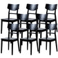 Black Modern Side Chair Solid Wood Dining Chair for Living Room 8 Piece Set Clearhalo 'Dining Chairs' 'Dining Tables & Seating' 'dining_chair' 'furn' 'furn_dining_chair' 'Furniture' 'Kitchen & Dining Furniture' 6452762